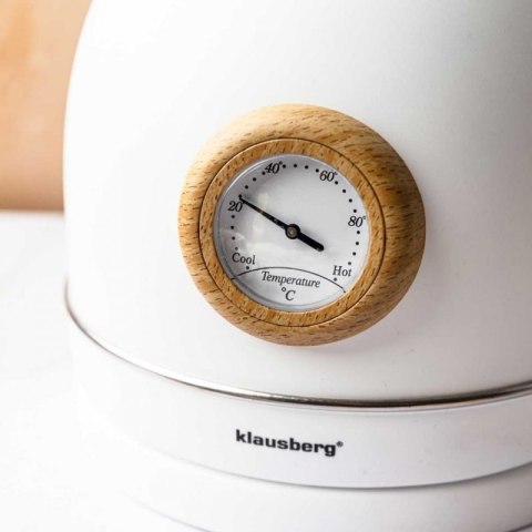 CZAJNIK ELEKTRYCZNY 1,8L Z TERMOMETREM KLAUSBERG KB-9007 RETRO Klausberg