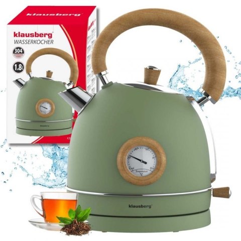 CZAJNIK ELEKTRYCZNY 1,8L Z TERMOMETREM KLAUSBERG KB-9008 RETRO Klausberg
