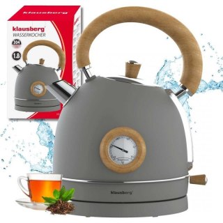CZAJNIK ELEKTRYCZNY 1,8L Z TERMOMETREM KLAUSBERG KB-9009 RETRO Klausberg
