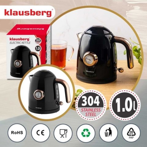 CZAJNIK ELEKTRYCZNY 1L Z TERMOMETREM KLAUSBERG KB-9017 Klausberg