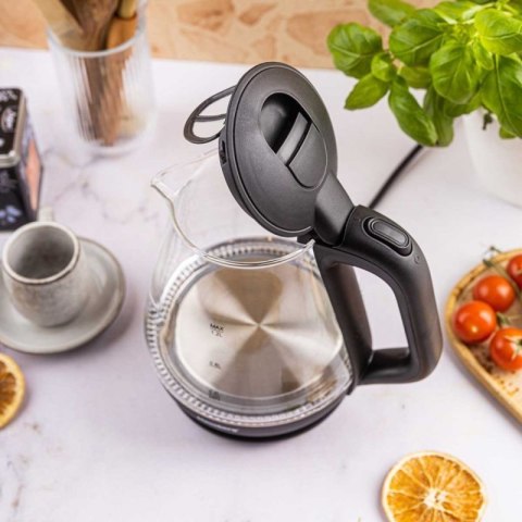 CZAJNIK ELEKTRYCZNY SZKLANY 1,2L KLAUSBERG KB-9003 LED Klausberg