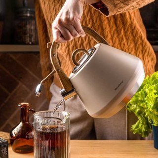 CZAJNIK STALOWY Z GWIZDKIEM 2,5L KLAUSBERG KB-7950 BEŻOWY Klausberg