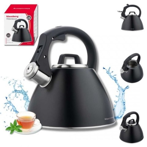CZAJNIK STALOWY Z GWIZDKIEM 2,5L KLAUSBERG KB-7952 Klausberg