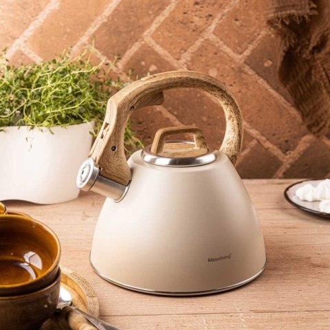 CZAJNIK STALOWY Z GWIZDKIEM 2,5L KLAUSBERG KB-7954 Klausberg