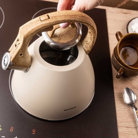 CZAJNIK STALOWY Z GWIZDKIEM 2,5L KLAUSBERG KB-7954 Klausberg
