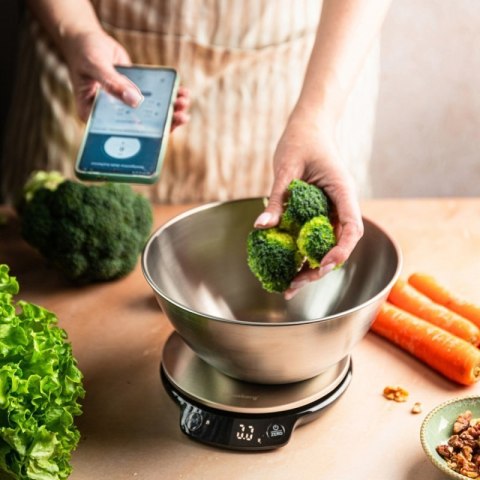 ELEKTRONICZNA WAGA KUCHENNA 5kg/1.8l KLAUSBERG KB-7939 Bluetooth Klausberg