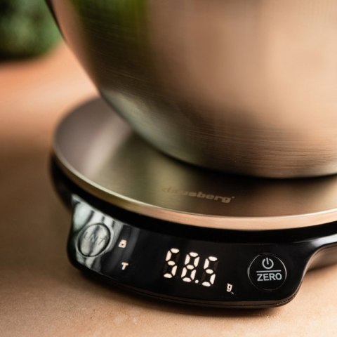 ELEKTRONICZNA WAGA KUCHENNA 5kg/1.8l KLAUSBERG KB-7939 Bluetooth Klausberg