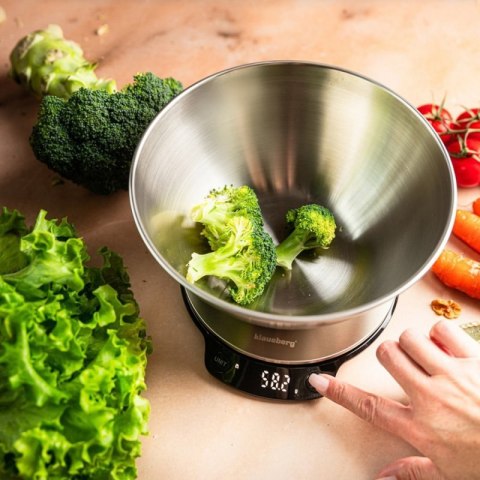 ELEKTRONICZNA WAGA KUCHENNA 5kg/1.8l KLAUSBERG KB-7939 Bluetooth Klausberg