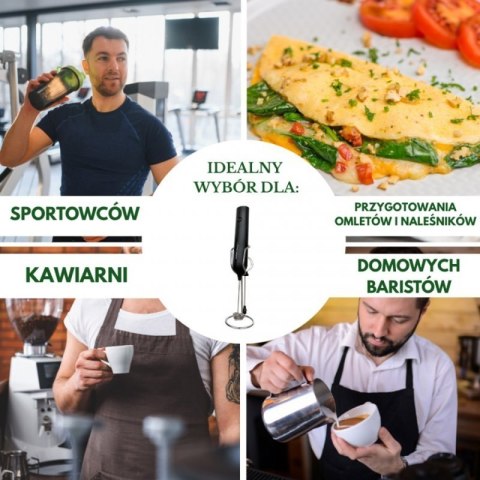 ELEKTRYCZNY MIKSER DO KOKTAJLI SPIENIACZ DO MLEKA KINGHOFF KH-2001 Kinghoff