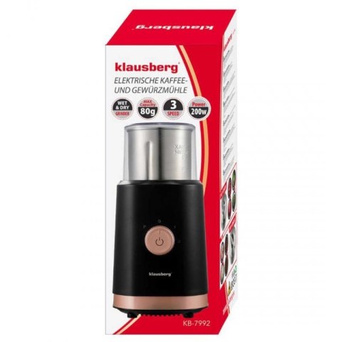 ELEKTRYCZNY MŁYNEK DO KAWY PRZYPRAW OWOCÓW KLAUSBERG KB-7992 Klausberg