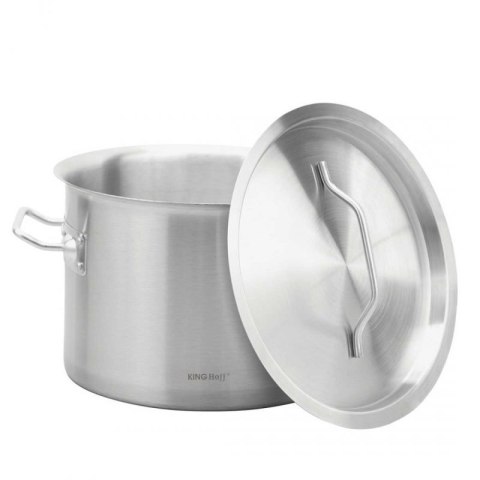 GARNEK GASTRONOMICZNY Z POKRYWĄ STALOWĄ Ø25cm 9L KINGHOFF KH-2021 Kinghoff