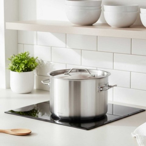 GARNEK GASTRONOMICZNY Z POKRYWĄ STALOWĄ Ø40cm 32L KINGHOFF KH-2026 Kinghoff