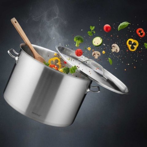GARNEK GASTRONOMICZNY Z POKRYWĄ STALOWĄ Ø55cm 83L KINGHOFF KH-2029 Kinghoff
