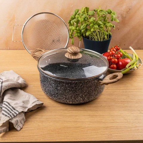 GARNEK MARMUROWY Z KOSZEM DO SMAŻENIA KINGHOFF KH-1985 4L Kinghoff