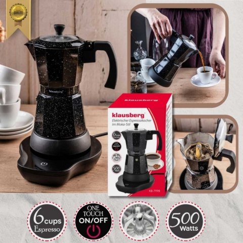 KAWIARKA ELEKTRYCZNA ESPRESSO 300ml KLAUSBERG KB-7998 500W Klausberg