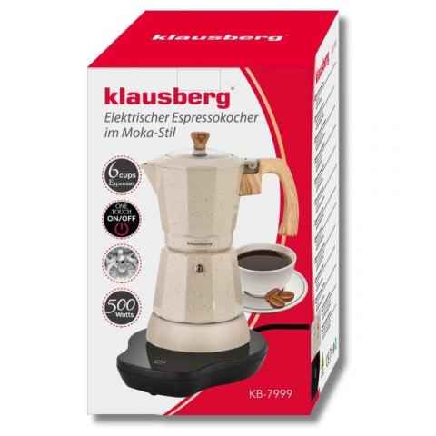 KAWIARKA ELEKTRYCZNA ESPRESSO 300ml KLAUSBERG KB-7999 500W Klausberg