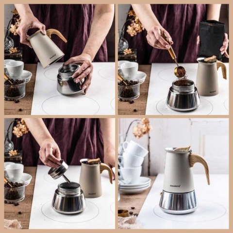 KAWIARKA ZAPARZACZ DO KAWY 300ml KLAUSBERG KB-7995 INDUKCJA Klausberg