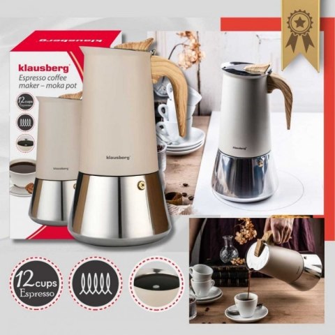 KAWIARKA ZAPARZACZ DO KAWY 600ml KLAUSBERG KB-7997 INDUKCJA Klausberg