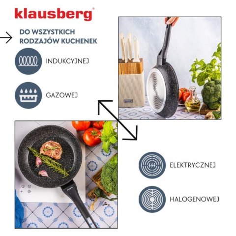 PATELNIA MARMURKOWA KLAUSBERG 24cm KB-7988 Klausberg