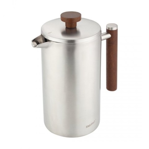 STALOWY ZAPARZACZ TŁOKOWY DO KAWY HERBATY 1L KINGHOFF KH-1995 Kinghoff