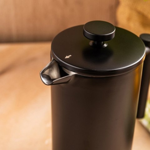 STALOWY ZAPARZACZ TŁOKOWY DO KAWY HERBATY 1L KINGHOFF KH-1996 Kinghoff