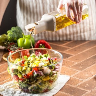 SZKLANA BUTELKA 500ml Z NALEWAKIEM DO OCTU I OLIWY KINGHOFF KH-2004 Kinghoff