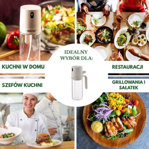 SZKLANY ROZPYLACZ 250ml DO OCTU I OLIWY KINGHOFF KH-2005 Kinghoff