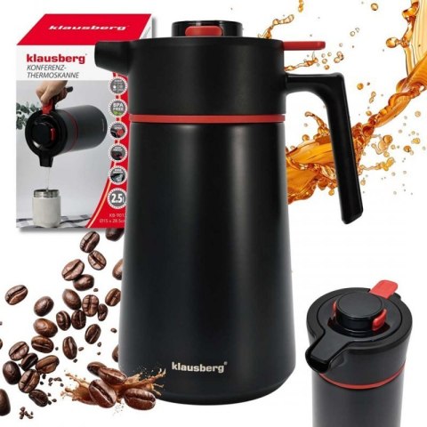 TERMOS DZBANEK KONFERENCYJNY NA KAWĘ HERBATĘ 2,5L KLAUSBERG KB-9013 Klausberg