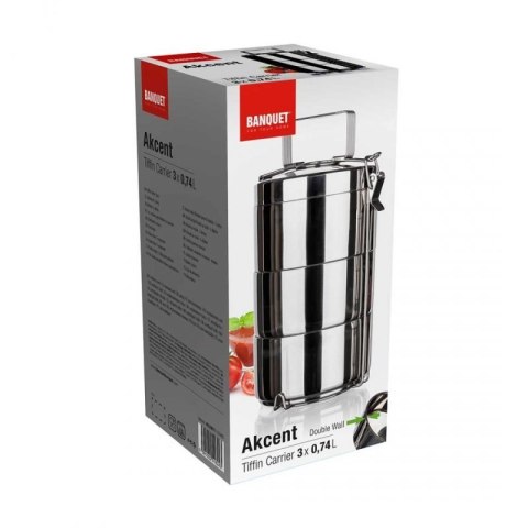 TERMOS OBIADOWY 3 x 740ml BANQUET AKCENT Banquet