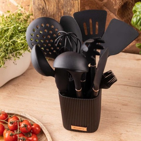 ZESTAW 12 SILIKONOWYCH PRZYBORÓW KUCHENNYCH W STOJAKU KLAUSBERG KB-9011 Klausberg