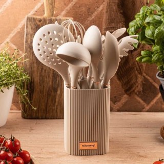 ZESTAW 12 SILIKONOWYCH PRZYBORÓW KUCHENNYCH W STOJAKU KLAUSBERG KB-9012 Klausberg