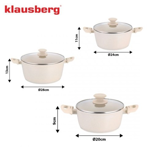 ZESTAW 6 ELEM. GARNKÓW MARMURKOWYCH KLAUSBERG KB-7960 Klausberg