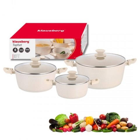 ZESTAW 6 ELEM. GARNKÓW MARMURKOWYCH KLAUSBERG KB-7960 Klausberg