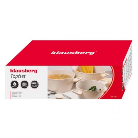 ZESTAW 6 ELEM. GARNKÓW MARMURKOWYCH KLAUSBERG KB-7960 Klausberg