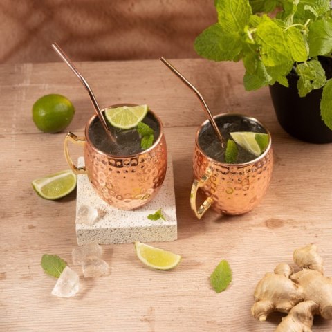 ZESTAW STALOWYCH KUBKÓW 500ml DO DRINKÓW MOSCOW MULE KINGHOFF KH-2000 Kinghoff