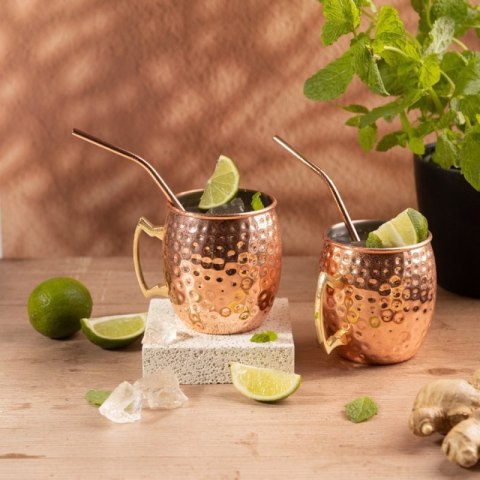 ZESTAW STALOWYCH KUBKÓW 500ml DO DRINKÓW MOSCOW MULE KINGHOFF KH-2000 Kinghoff