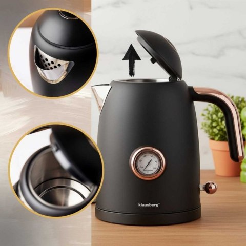 CZAJNIK ELEKTRYCZNY 1,7L Z TERMOMETREM KLAUSBERG KB-9019 Klausberg