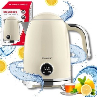 CZAJNIK ELEKTRYCZNY 1,7L Z TERMOMETREM LED KLAUSBERG KB-9028 RETRO Klausberg