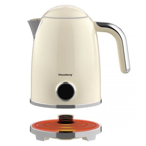CZAJNIK ELEKTRYCZNY 1,7L Z TERMOMETREM LED KLAUSBERG KB-9028 RETRO Klausberg