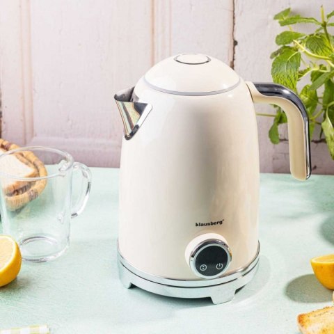 CZAJNIK ELEKTRYCZNY 1,7L Z TERMOMETREM LED KLAUSBERG KB-9028 RETRO Klausberg
