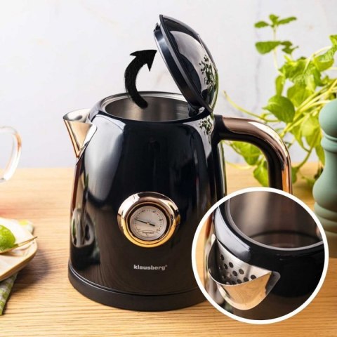 CZAJNIK ELEKTRYCZNY 1L Z TERMOMETREM KLAUSBERG KB-9017 Klausberg