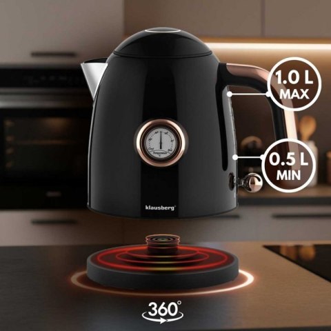CZAJNIK ELEKTRYCZNY 1L Z TERMOMETREM KLAUSBERG KB-9017 Klausberg