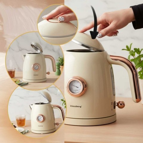 CZAJNIK ELEKTRYCZNY 1L Z TERMOMETREM KLAUSBERG KB-9018 Klausberg