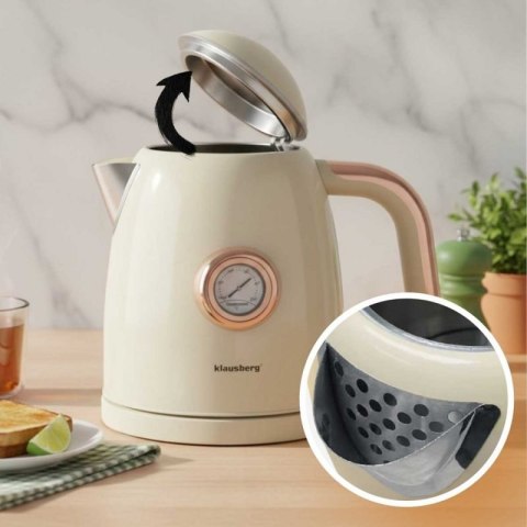CZAJNIK ELEKTRYCZNY 1L Z TERMOMETREM KLAUSBERG KB-9018 Klausberg