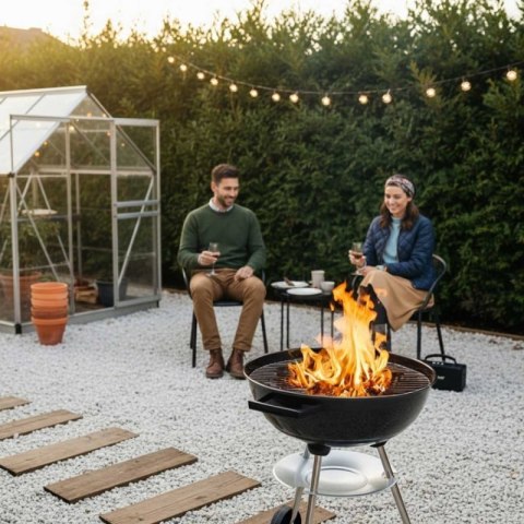 GRILL WĘGLOWY Z POKRYWĄ 41cm KINGHOFF KH-2033 Kinghoff