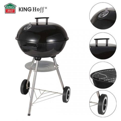 GRILL WĘGLOWY Z POKRYWĄ 41cm KINGHOFF KH-2033 Kinghoff