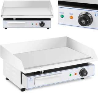 Grill elektryczny płyta grillowa gładka 550 x 400 mm 3000 W Royal catering
