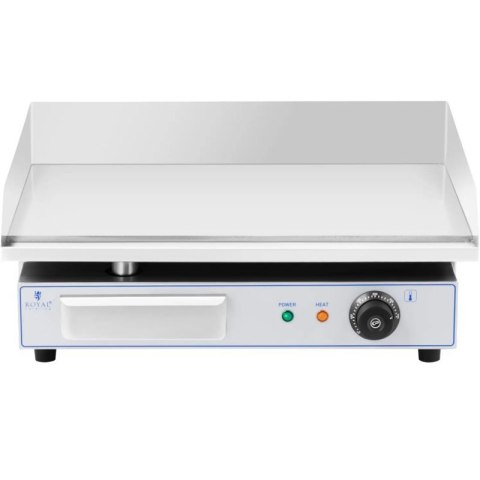 Grill elektryczny płyta grillowa gładka 550 x 400 mm 3000 W Royal catering