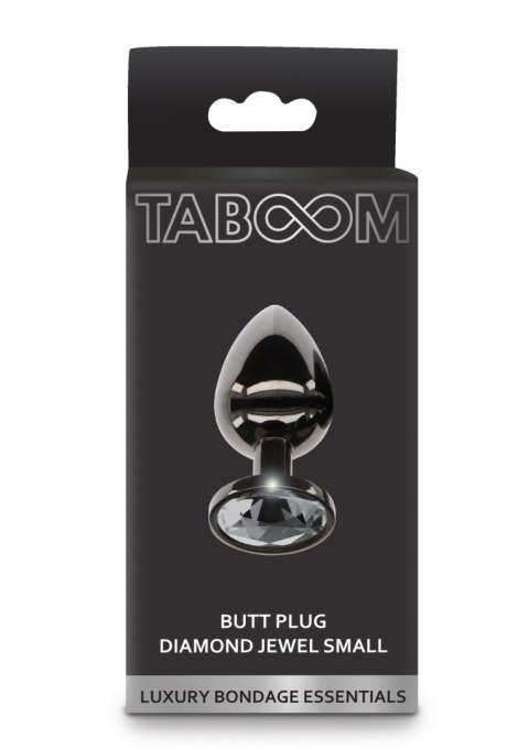 Korek Analny Butt Plug With Diamond Jewel Silver S Taboom Taboom