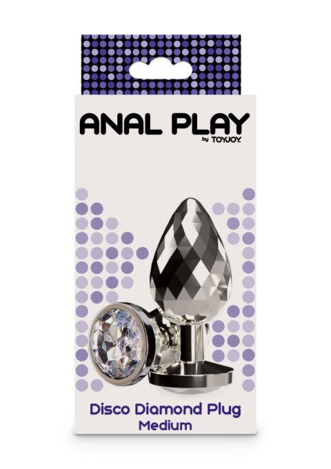 Korek Analny Z Kryształem Disco Diamond Plug Medium NS Novelties NS Novelties